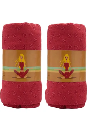 Aura 2-Pcs Printed Anti-Slip Yoga Mat