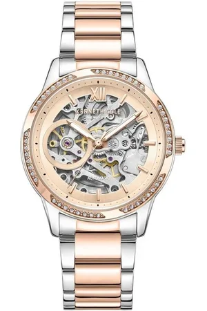 Kenneth Cole Women Skeleton Dial Analogue Automatic Motion Powered Watch KCWLL0016402LD