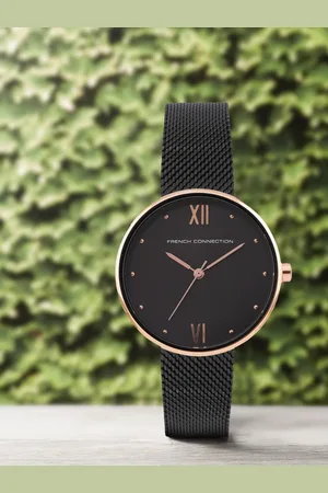 French Connection Women Black Analogue Watch FCN00033D