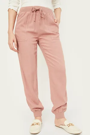 Max Collection Women Mid-Rise Joggers Trousers