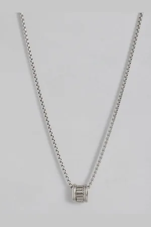Calvin Klein Women Minimalistic Metals Stone Stainless Steel Pendant With Chain