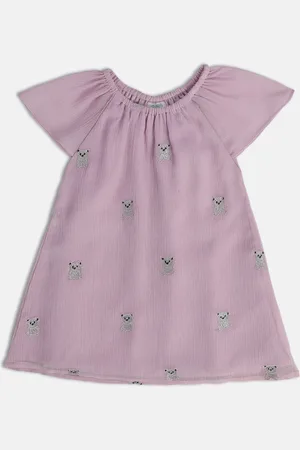 MINI KLUB Infant Girls Embroidered A-Line Dress