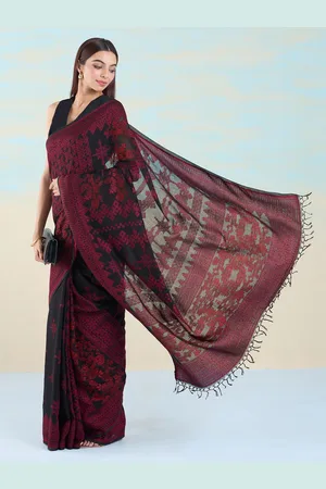 Liva Woven Design Liva Jamdani Saree