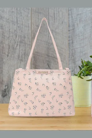 Caprese Women Solid PU Shopper Tote Bag with Cut Work