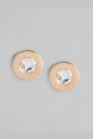 Tommy Hilfiger Fine Core Crystal Circular Stud Earrings