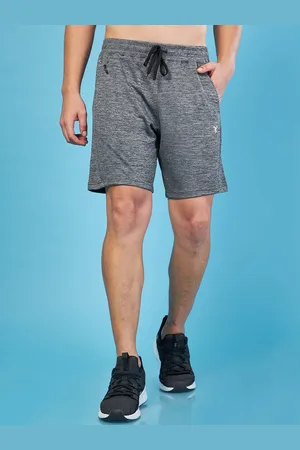 TECHNOSPORT Men Slim Fit Mid-Rise Rapid-Dry Techno Dry Technology Training or Gym Shorts