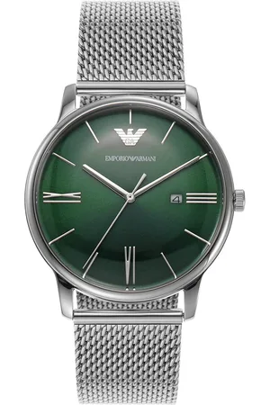Emporio Armani Men Minimalist Dial & Bracelet Style Straps Analogue Watch AR11578I