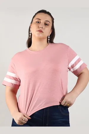 Instafab Women Solid Short Sleeves Boxy Top