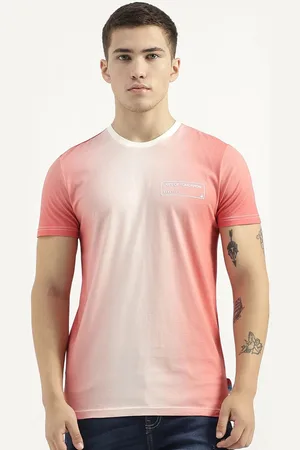 Benetton Men Pure Cotton Ombre T-shirt