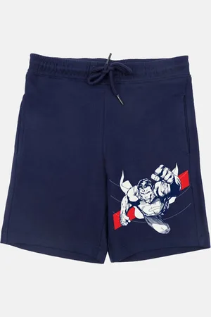 YK Boys Printed Superman Outdoor Shorts