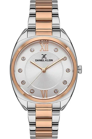 Daniel Klein Women Embellished Dial & Bracelet Style Straps Analogue Watch DK.1.13398-5