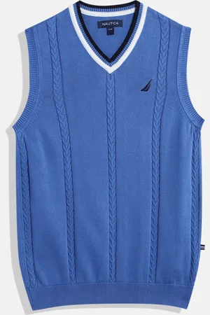 Nautica Boys Cable Knit Sweater Vest