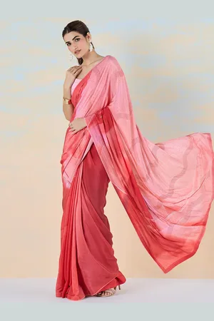 Liva Embellished Liva Saree With Blouse Piece