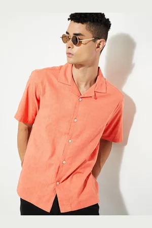Max Collection URB_N Men Dobby Woven Oversized Shirt