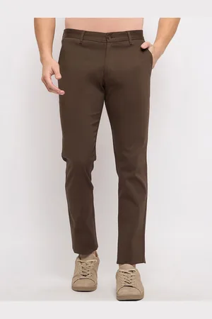 Duke Men Mid-Rise Slim Fit Trousers