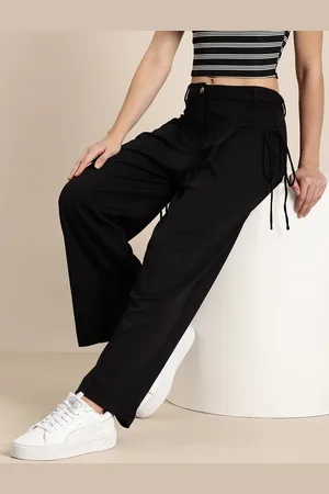 HERE&NOW Women Pleated Wide Leg Trousers