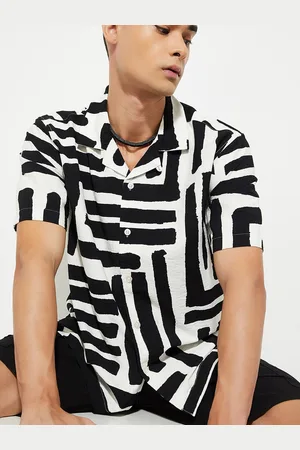 Max Collection URB_N Men Printed Oversized Resort Shirt