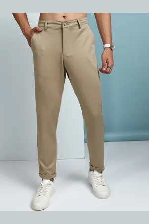 Highlander Men Knitted Slim Fit Chinos Trouser