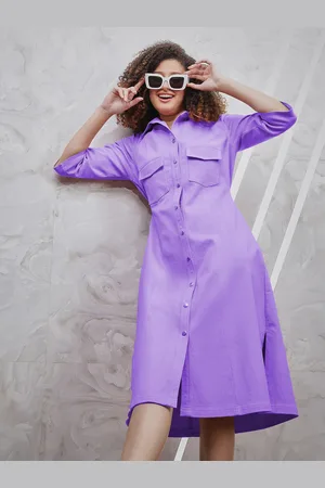 ATHENA Denim Shirt Dress