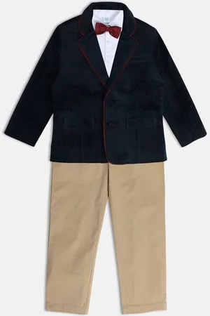 MINI KLUB Boys Shirt Collar Pure Cotton Clothing Set
