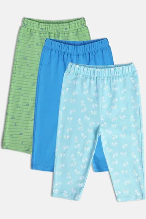 MINI KLUB Infants Boys Pack of 3 Printed Pure Cotton Track Pants
