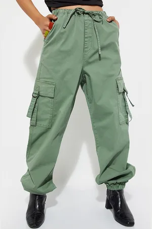 Max Collection URB_N Women Solid Cargo Joggers