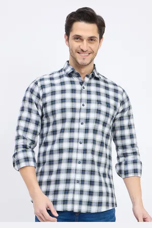 Duke Slim Fit Checked Cotton Casual Shirt