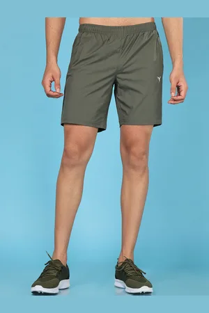 TECHNOSPORT Men Slim Fit Mid-Rise Technolite Rapid-Dry Training or Gym Sports Shorts