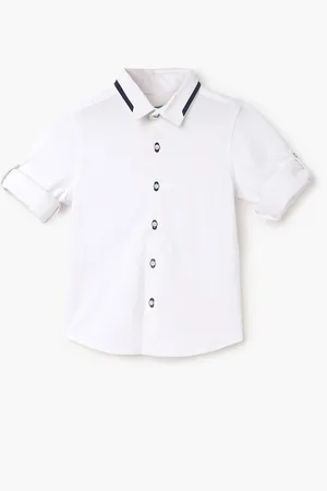 Benetton Boys Opaque Casual Shirt