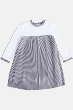 MINI KLUB Girls Accordion Pleated Empire Dress