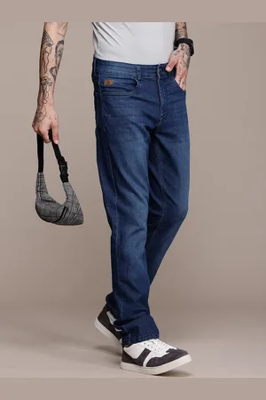 WROGN Men Straight Fit Light Fade Stretchable Jeans