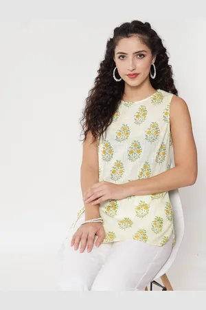 BEATNIK Women Boat Neck Floral Printed Tunic