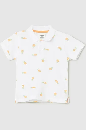 Max Collection Boys Printed Conversational Polo Collar Tshirt