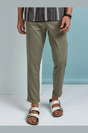 Highlander Men Knitted Slim Fit Chinos Trouser