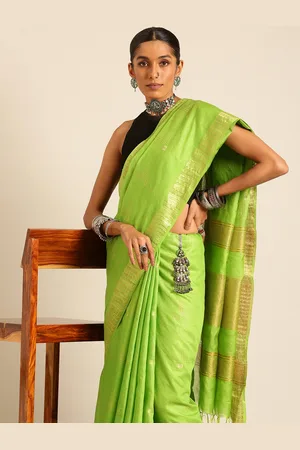 Taavi Woven Design Handloom Bhagalpuri Saree