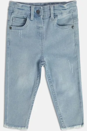 MINI KLUB Girls Light Fade Regular Fit Jeans