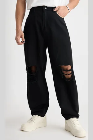 FREAKINS Men Relaxed Fit High-Rise Mildly Distressed Jeans