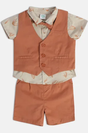 MINI KLUB Boys Cotton Shirt with Shorts