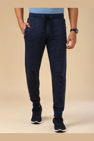 Van Heusen Men Printed Cotton Mid Rise Joggers