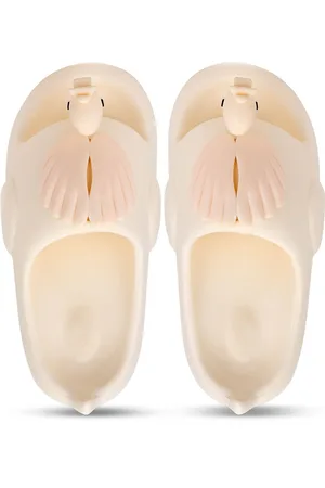 CASSIEY Women Self Design Rubber Sliders