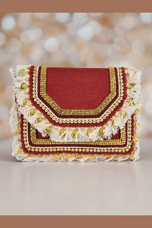 CRUSSET Embellished Purse Clutch