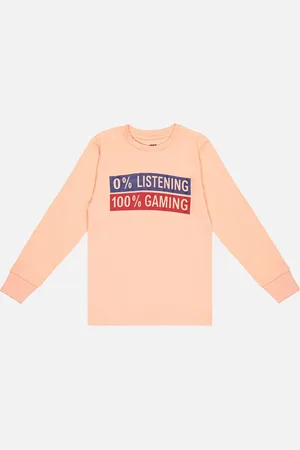 BodyCare Boys Typography Printed Cotton T-shirt