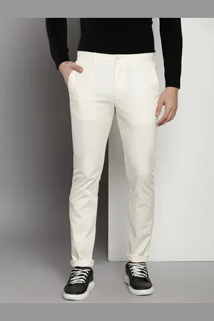 Tommy Hilfiger Men Slim Fit Mid-Rise Chinos Trousers