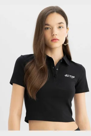 DeFacto Women Polo Collar T-shirt
