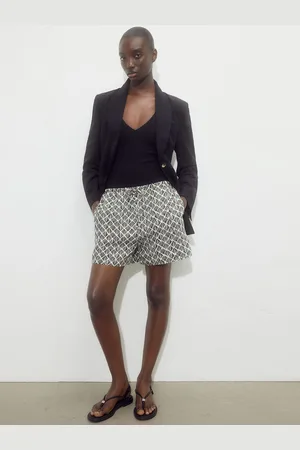H&M Women Linen-Blend Pull-On Shorts