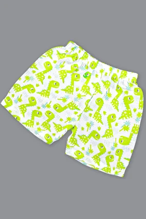 Born Kids Printed Pure Organic Cotton Shorts