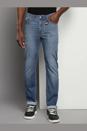 Calvin Klein Men Slim Fit Clean Look Light Fade Stretchable Jeans