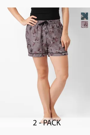FashionRack Women 2 Printed Lounge Shorts