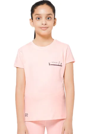 BodyCare Girls Round Neck Short Sleeves Casual T-Shirt