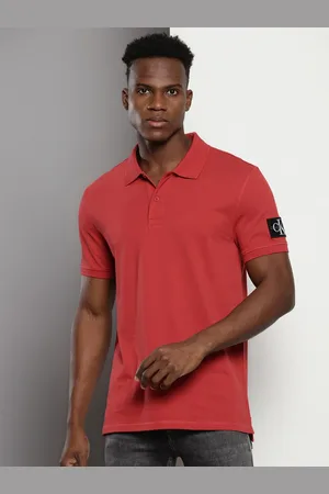 Calvin Klein Polo Collar Regular Fit Cotton Casual T-shirt